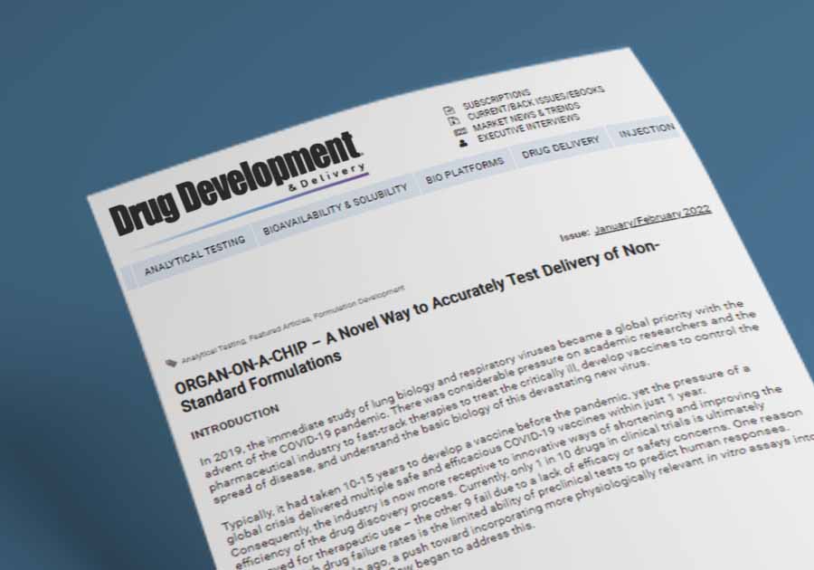 Drug Development OOC | lung-on-a-chip