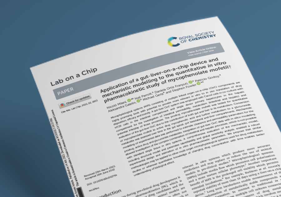 Roche 2022 | Gut/Liver on a chip